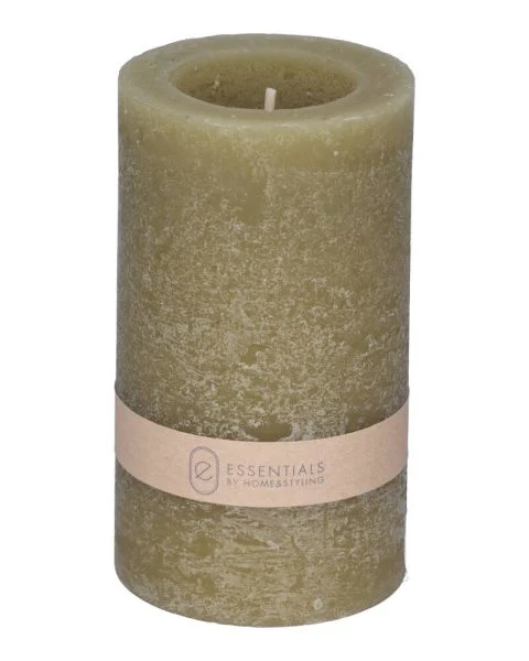 Excellent Houseware Pillar Candle Green