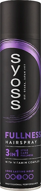 Lacca per capelli "Densità e volume"