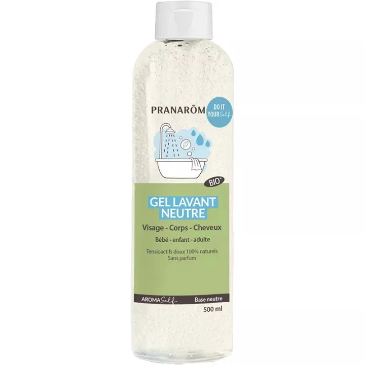 Pranarôm Aromaself Gel Lavante Base Neutra Bio Viso Corpo e Capelli 250ml