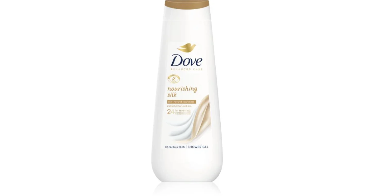 Dove Advanced Care Silk gel doccia nutriente 400 ml