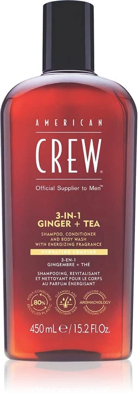 American Crew 3 in 1 Zenzero + Tè 450 ml