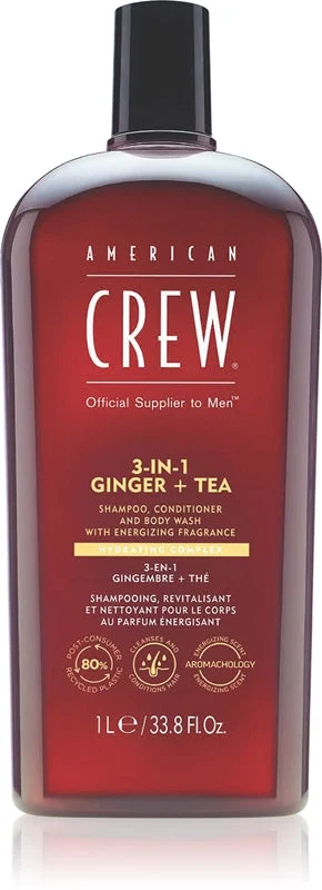 American Crew 3 in 1 Zenzero + Tè 1000 ml