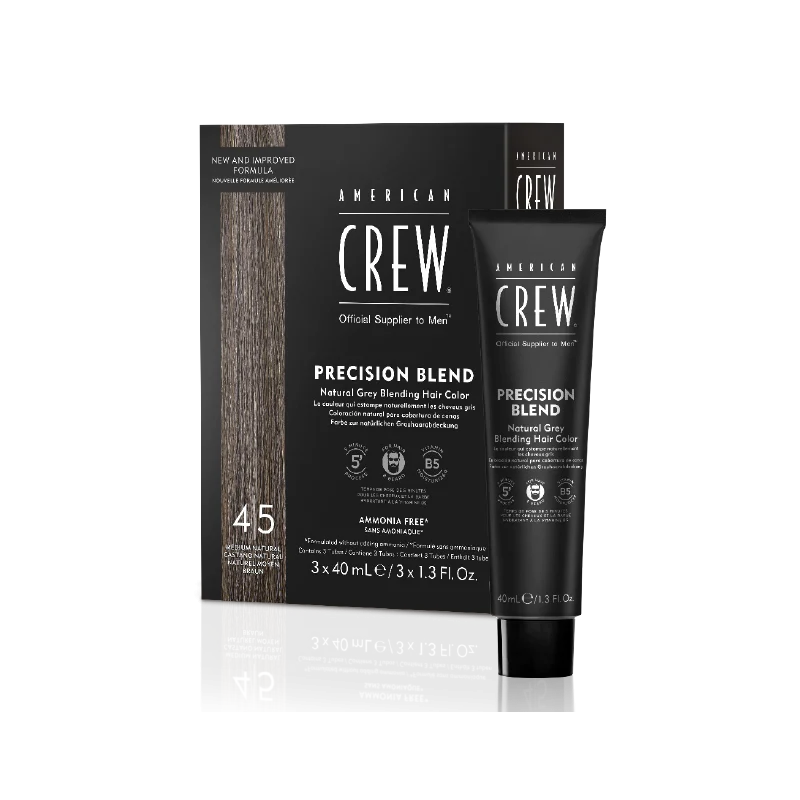 American Crew Precision Blend uomo 3x40 ml Medium Natural - naturale medio