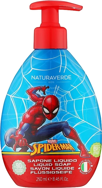 Sapone liquido per bambini "Spiderman"