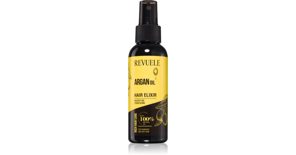 Revuele Argan Elixir spray protettivo per capelli rovinati e secchi 120 ml