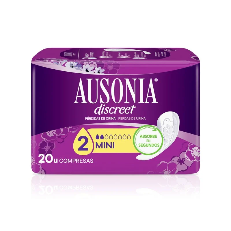 Ausonia Compresse Discrete Incontinencia Mini Plus 20 U