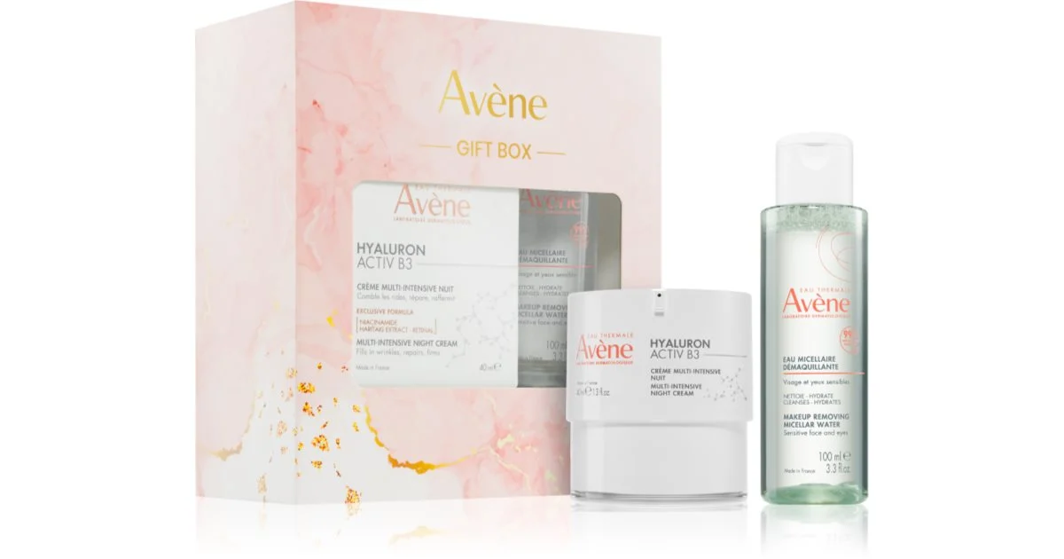 Avène Hyaluron Activ B3 confezione regalo regalo di Natale nutriente e idratante