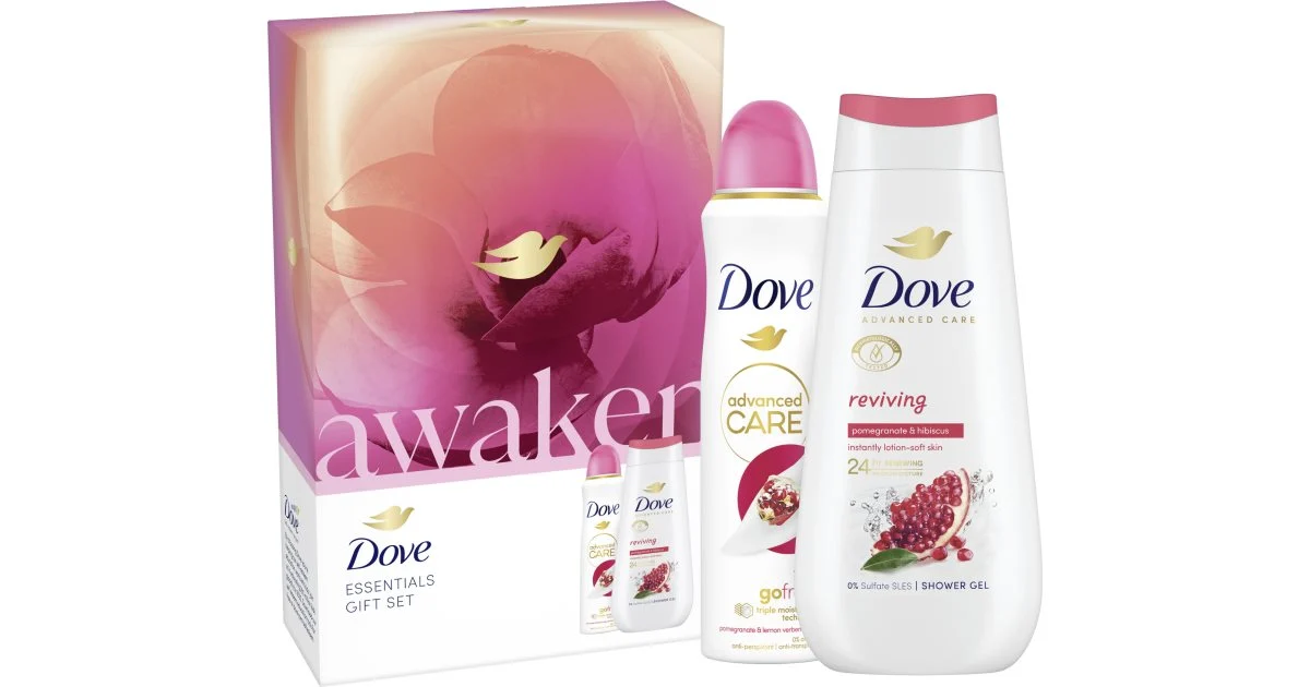 Dove Awaken Confezione Regalo Per Il Corpo Go Fresh Melograno & Verbena Al Limone 2 Pz