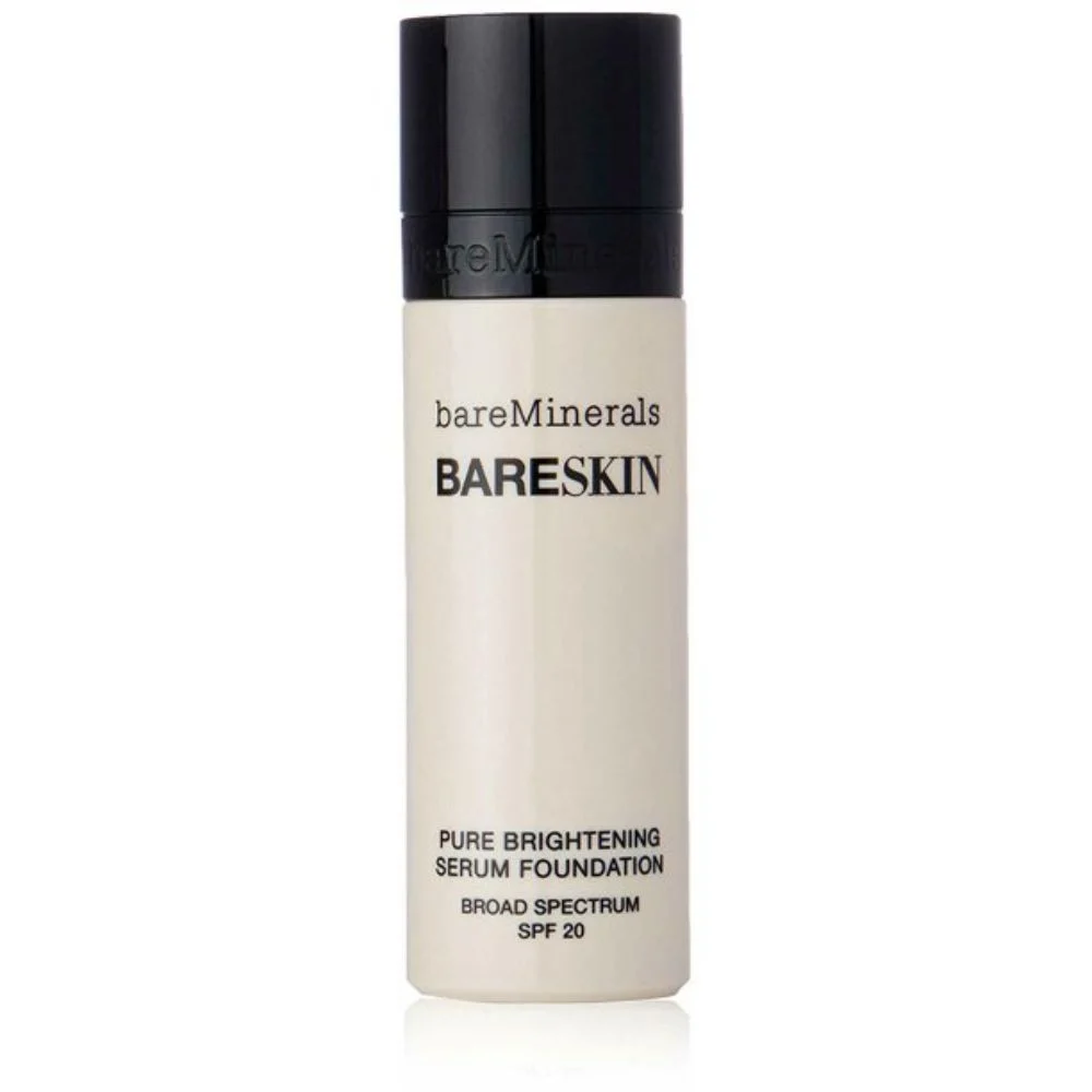 BareMinerals, BareSkin, senza parabeni, illuminante, fondotinta in siero, 01, porcellana, SPF 20, 30 ml