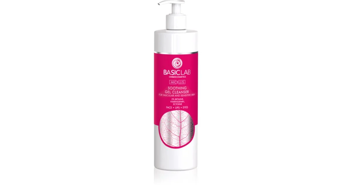 Basiclab Dermocosmetics Micellis Gel Detergente Lenitivo Per Pelli Sensibili E Arrossate 300 Ml
