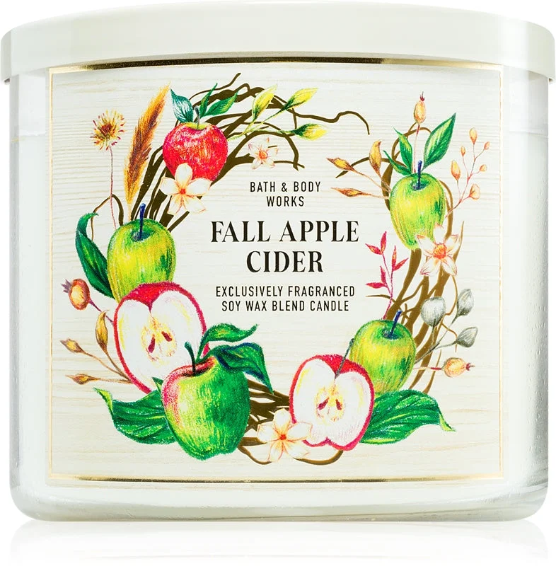 Bath & Body Works Fall Apple Cider candela profumata 411 g