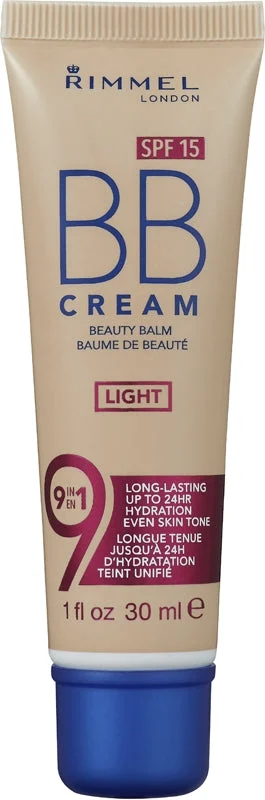 Rimmel BB Cream 9 in 1 BB cream SPF 15 colore Light 30 ml