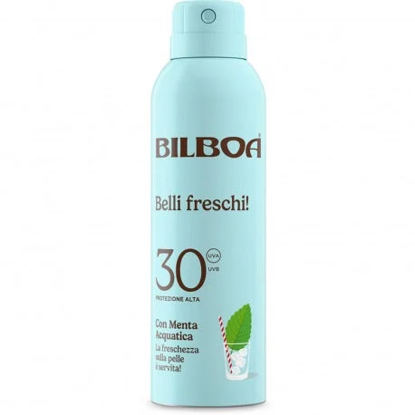 Bilboa Belli Freschi Spray Spf30 Protezione Alta Con Menta Acquatonica 150 Ml