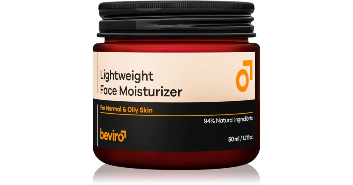 Beviro Lightweight Crema Idratante Per Uomo 50 Ml