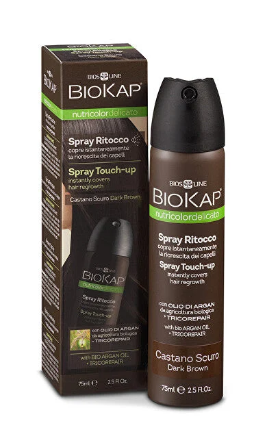 Biokap Nutricolor Delicato Spray Touch Up - Marrone scuro - 75 ml