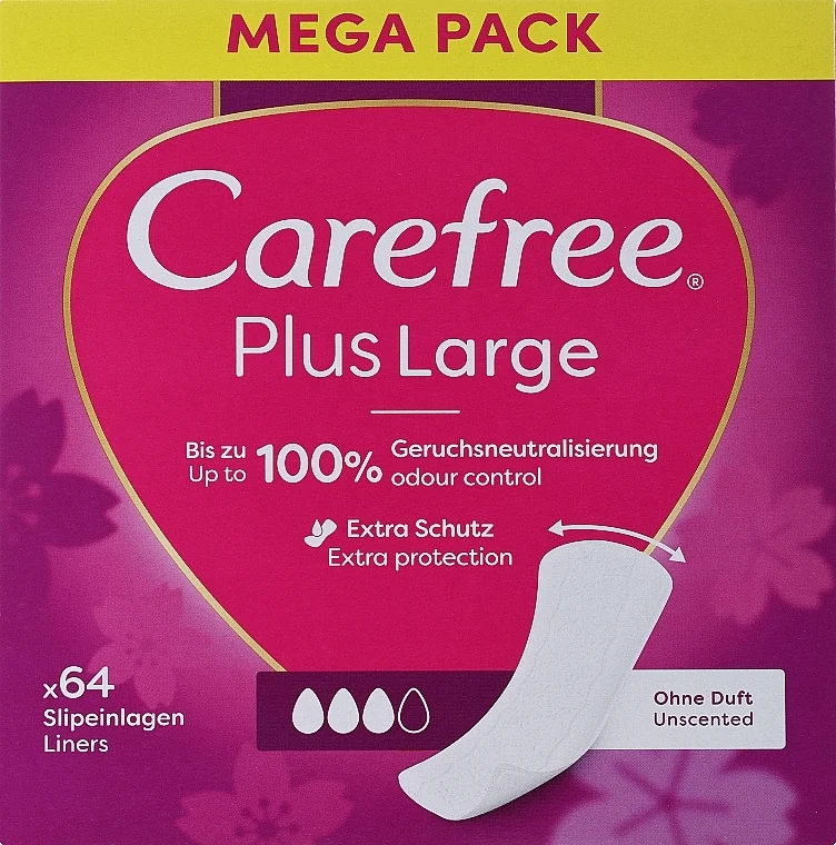 Salvaslip con profumazione leggera, 64 pz