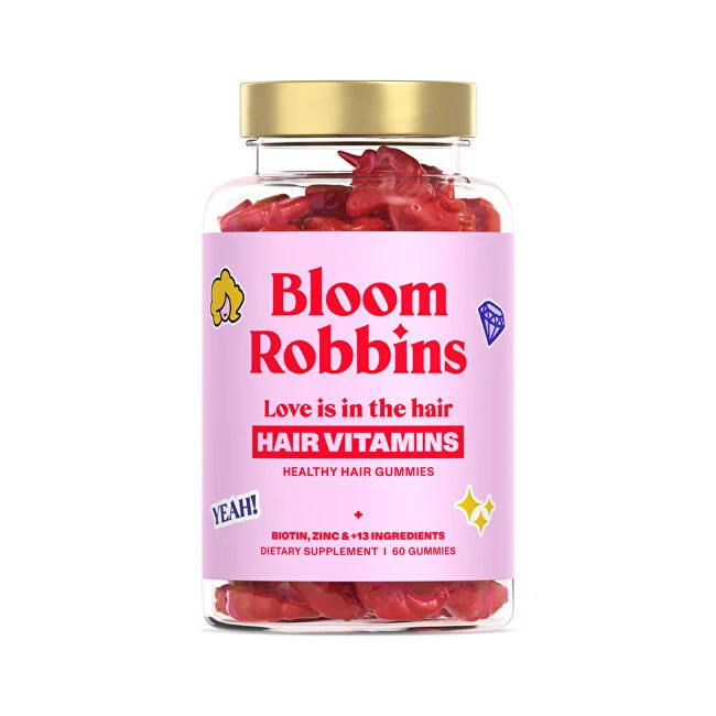 Bloom Robbins Love is in the hair - caramelle gommose per capelli sani 60 pezzi