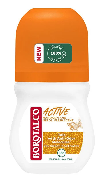 Borotalco Deodorante Roll-On Mandarino e Neroli Attivo (Deo Roll-On) 50 ml