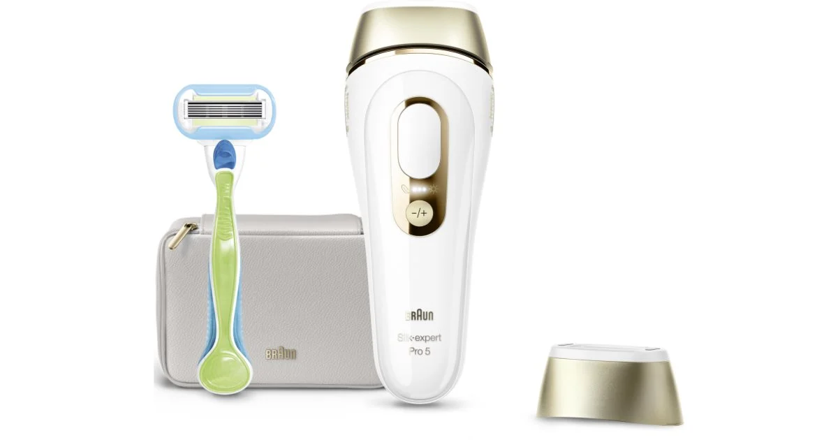 Braun Silk-expert PRO 5 IPL5052 epilatore IPL per corpo, viso, zona bikini e ascelle 1 pz