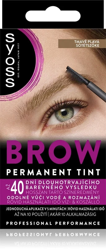 Syoss tinta per sopracciglia colore biondo scuro 10 ml