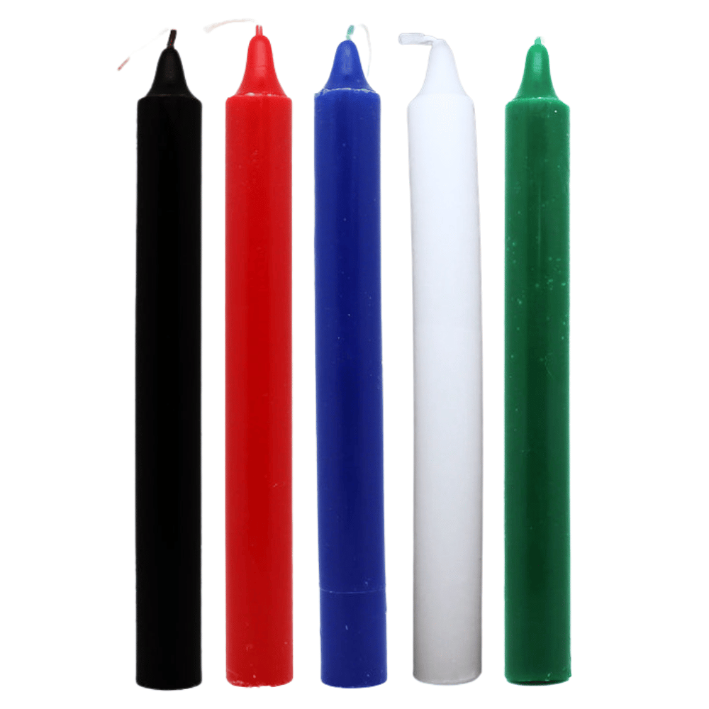 Bundle Candele Ritualistiche – Set da 5 Colori Energetici