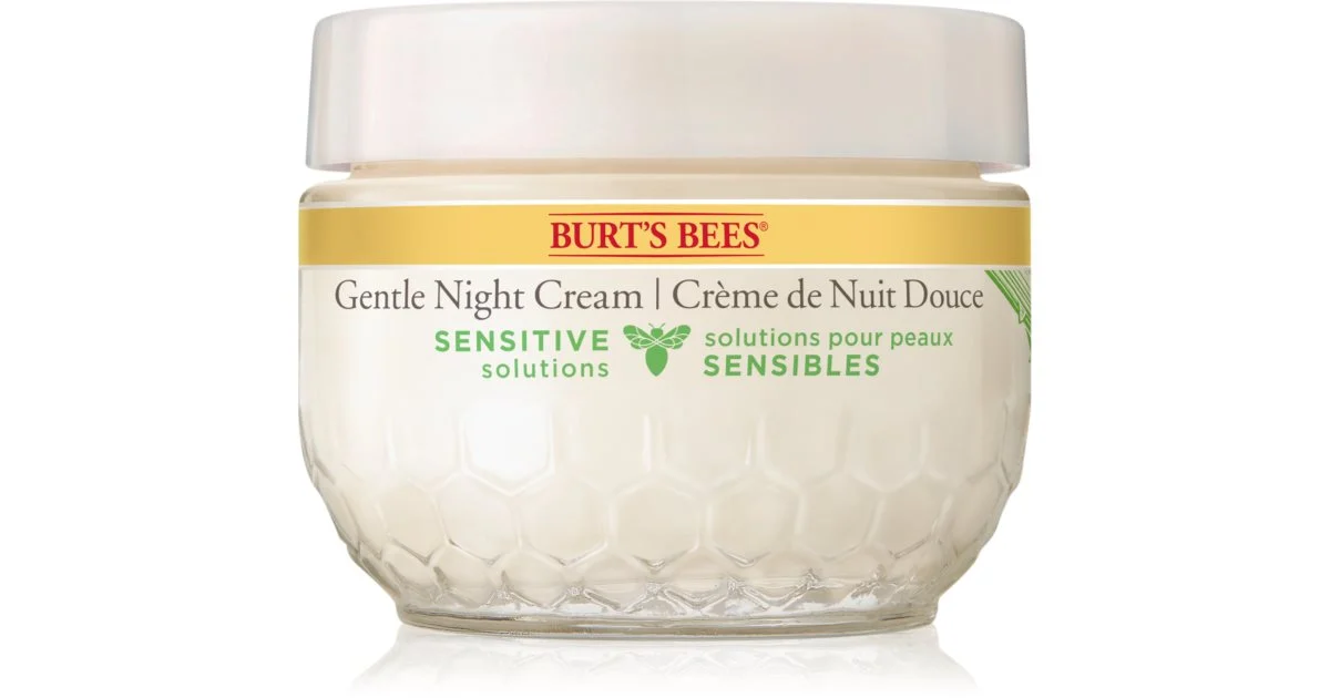 Burt’s Bees Sensitive crema idratante notte per pelli sensibili 50 g