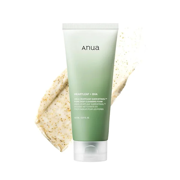 Schiuma detergente profonda per pori al quercetinolo Heartleaf 150 ml