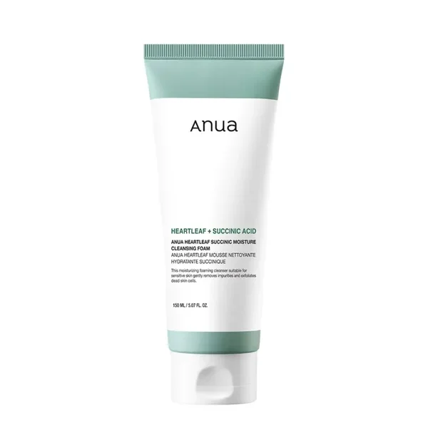 Schiuma detergente per l'umidità Succinic Heartleaf 150 ml