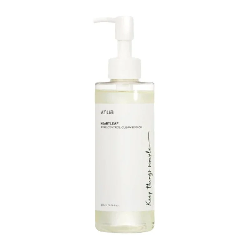 Olio detergente per il controllo dei pori Heartleaf 200 ml (senza scatola/ugello rotto)
