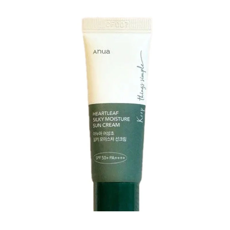 Heartleaf Silky Moisture Crema solare setosa Mini 10 ml