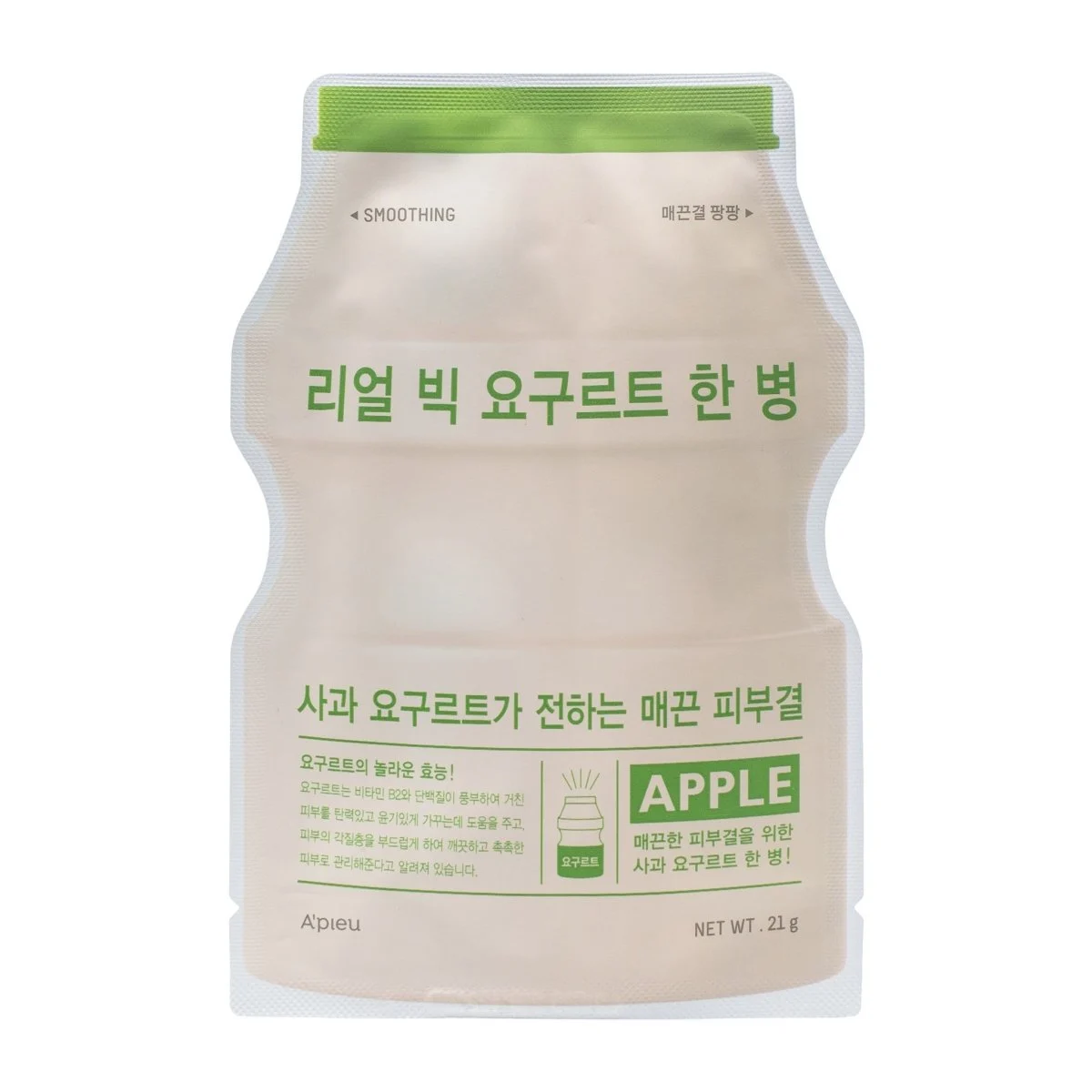 Real Big Yogurt One Bottle - Mela (Lisciante)