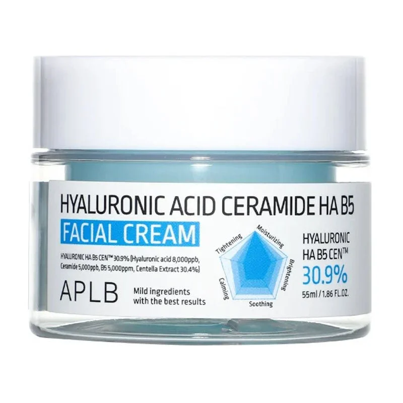 Crema viso all'acido ialuronico e alla ceramide HA B5 55ml