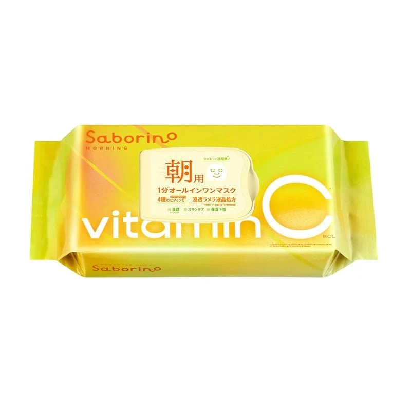 Maschera in tessuto Saborino Morning Vitamin C (30 pezzi)