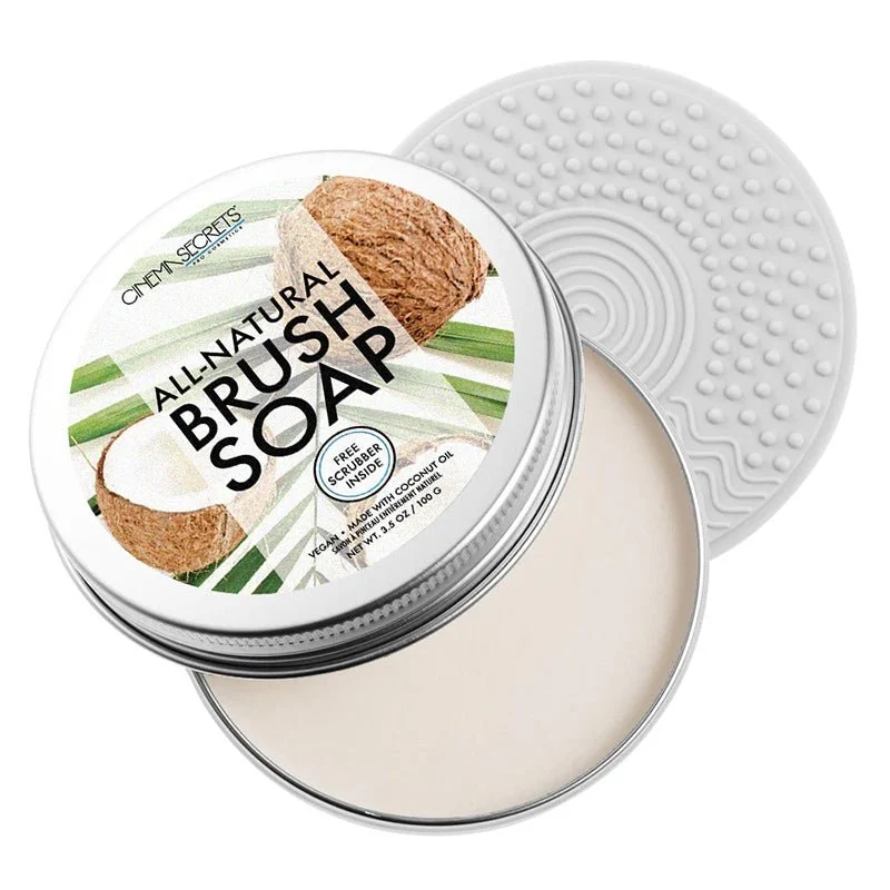 Sapone per pennelli vegano tutto naturale con olio di cocco