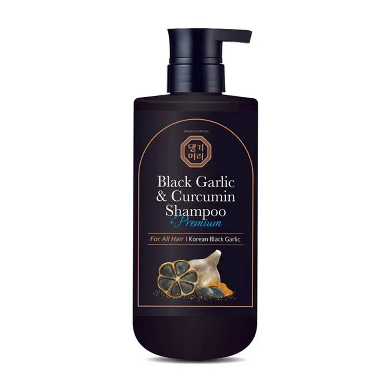 Shampoo o balsamo premium all'aglio nero e curcumina premium 500 ml