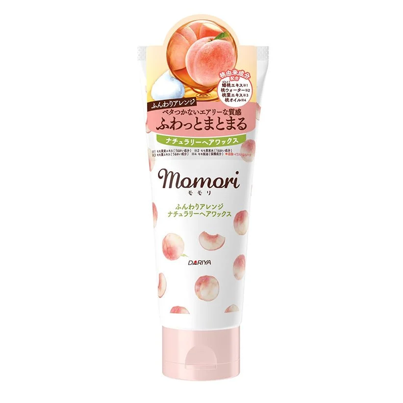 Cera per capelli Momori Peach Fluffy Disporre naturalmente 90 g