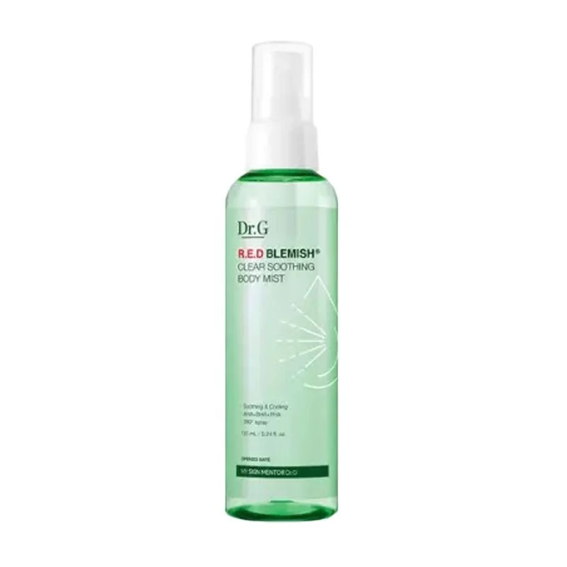 Spray corpo lenitivo trasparente per imperfezioni RED 155 ml