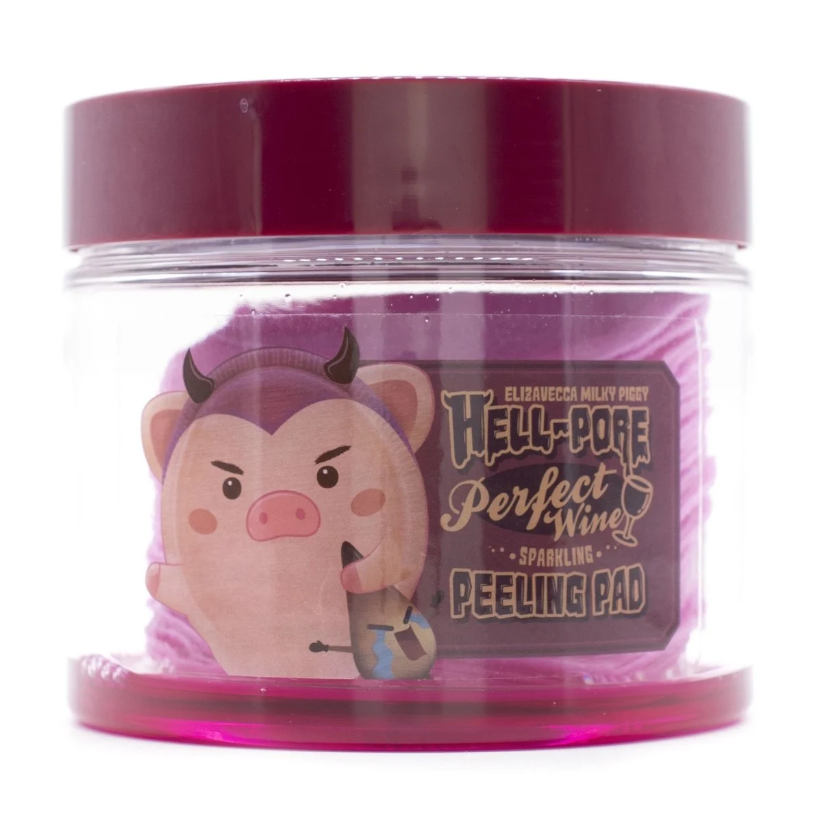 Milky Piggy Hell-Pore Perfect Wine Sparkling Peeling Pad 30 fogli
