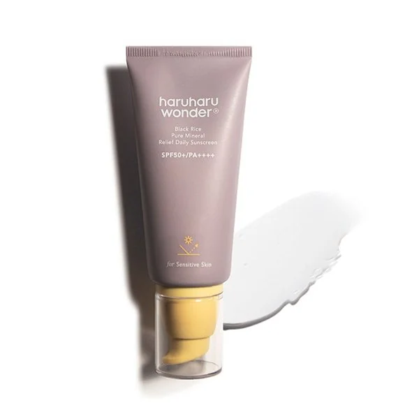 Crema solare quotidiana con puro sollievo minerale al riso nero 50 ml