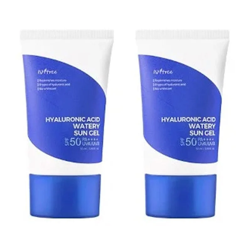Gel solare acquoso all'acido ialuronico (confezione doppia) 50 ml* 2
