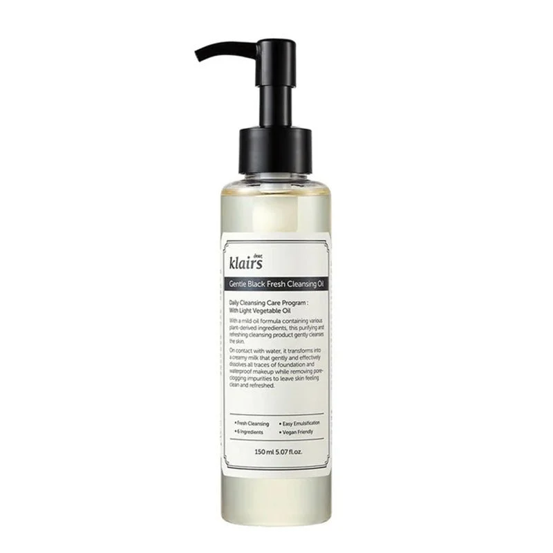 Olio detergente delicato nero fresco 150 ml