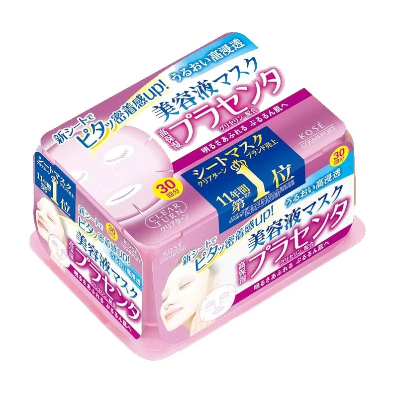 Clear Turn Essence Mask Placenta (30 maschere)