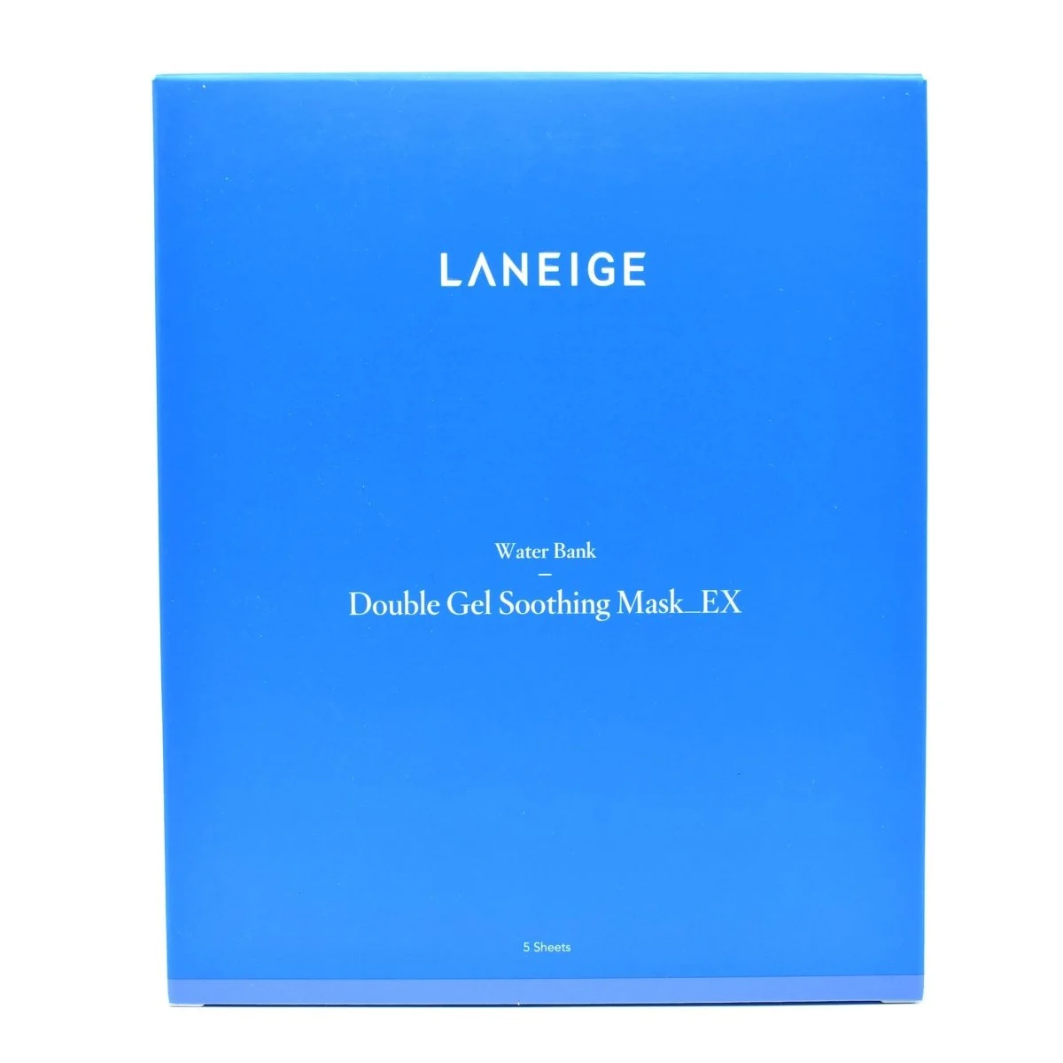 Confezione di fogli di maschera lenitiva con doppio gel Water Bank (5 fogli)