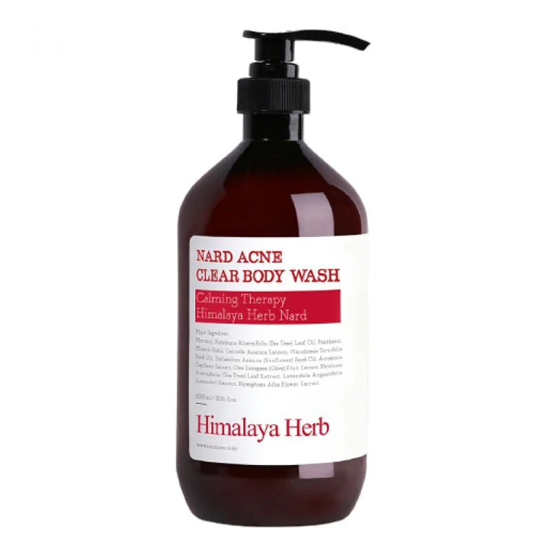 Bagnoschiuma trasparente per l'acne 1000 ml