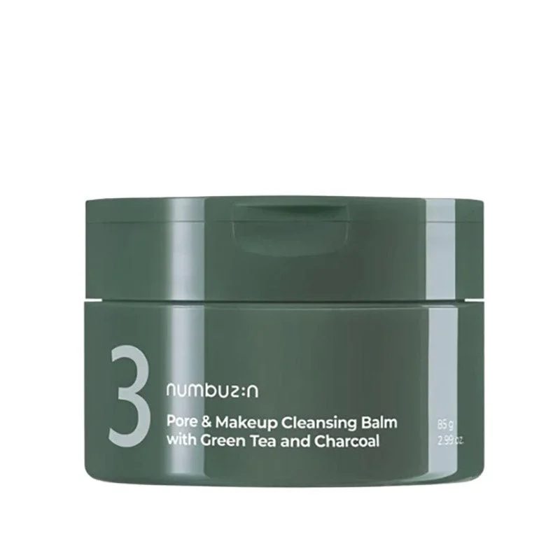 No.3 Balsamo detergente per pori e trucco con tè verde e carbone 85 g