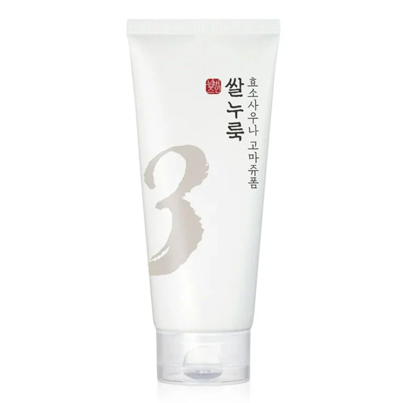 No.3 Schiuma detergente emolliente per la pelle agli enzimi di riso 170 ml