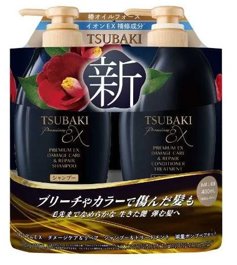 Tsubaki Premium EX Shampoo o Balsamo per la cura e la riparazione dei danni 400 ml