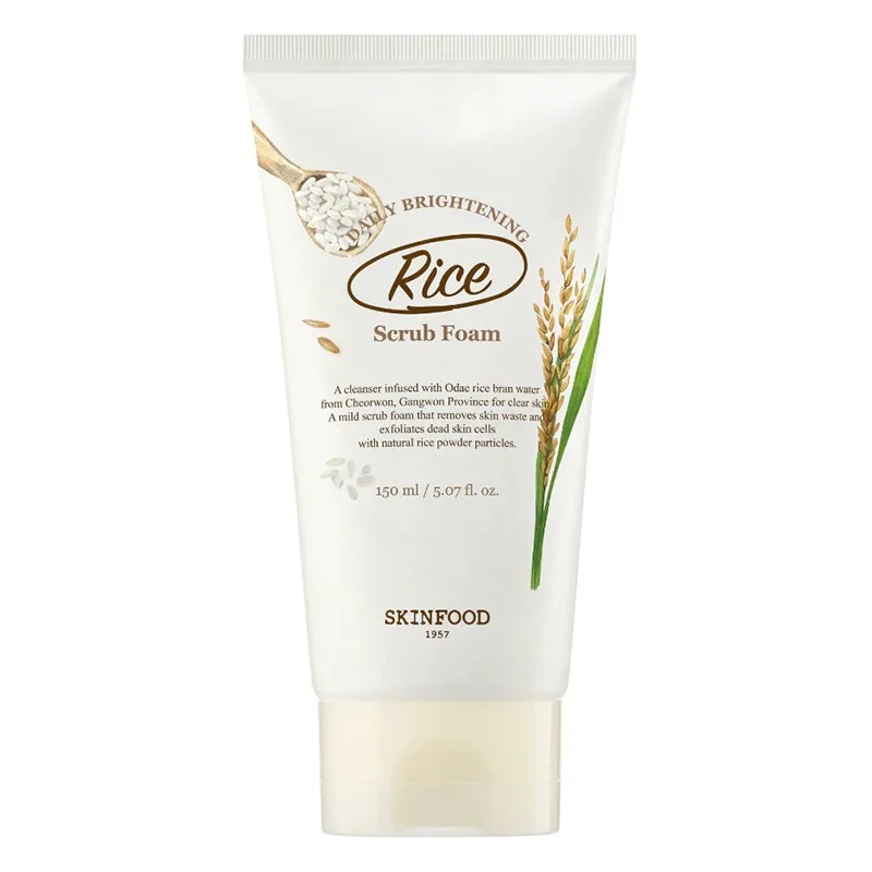 Schiuma esfoliante schiarente quotidiana Rice 150ml