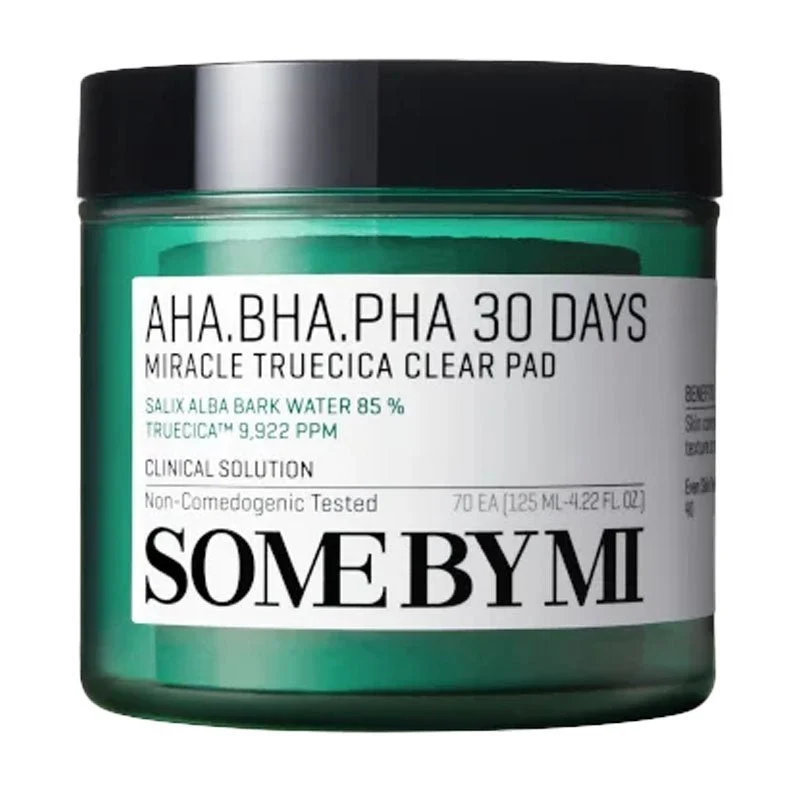 AHA-BHA-PHA Tampone trasparente 30 Days Miracle Truecica (70 tamponi)