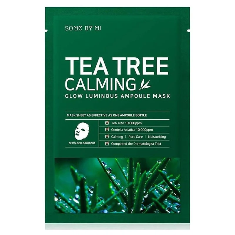 Maschera con fiala luminosa calmante all'albero del tè 25 g